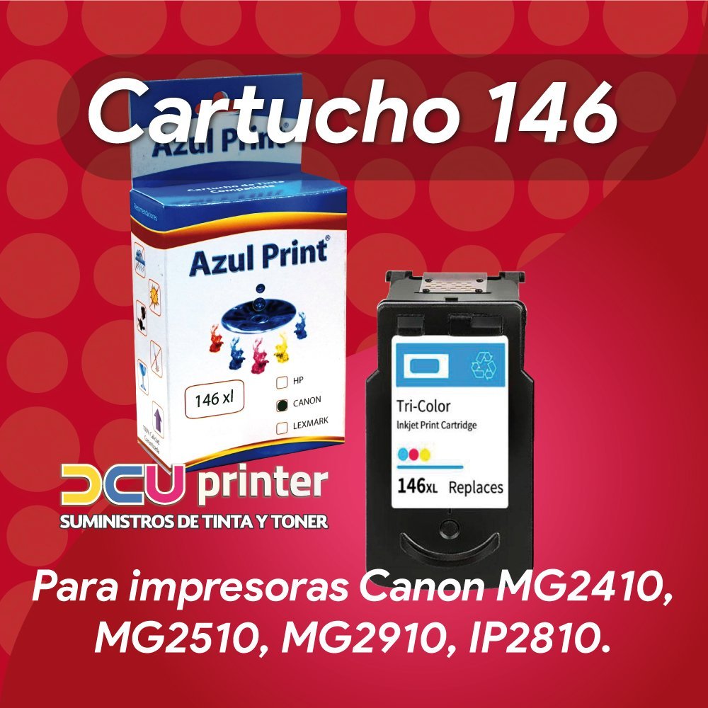 CARTUCHO TINTA PARA CANON® 146XL Compatible